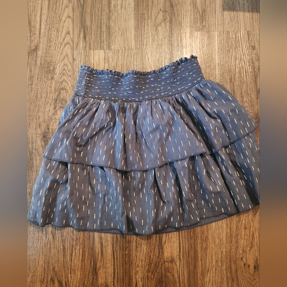 Universal Thread Blue Tiered Mini Skirt